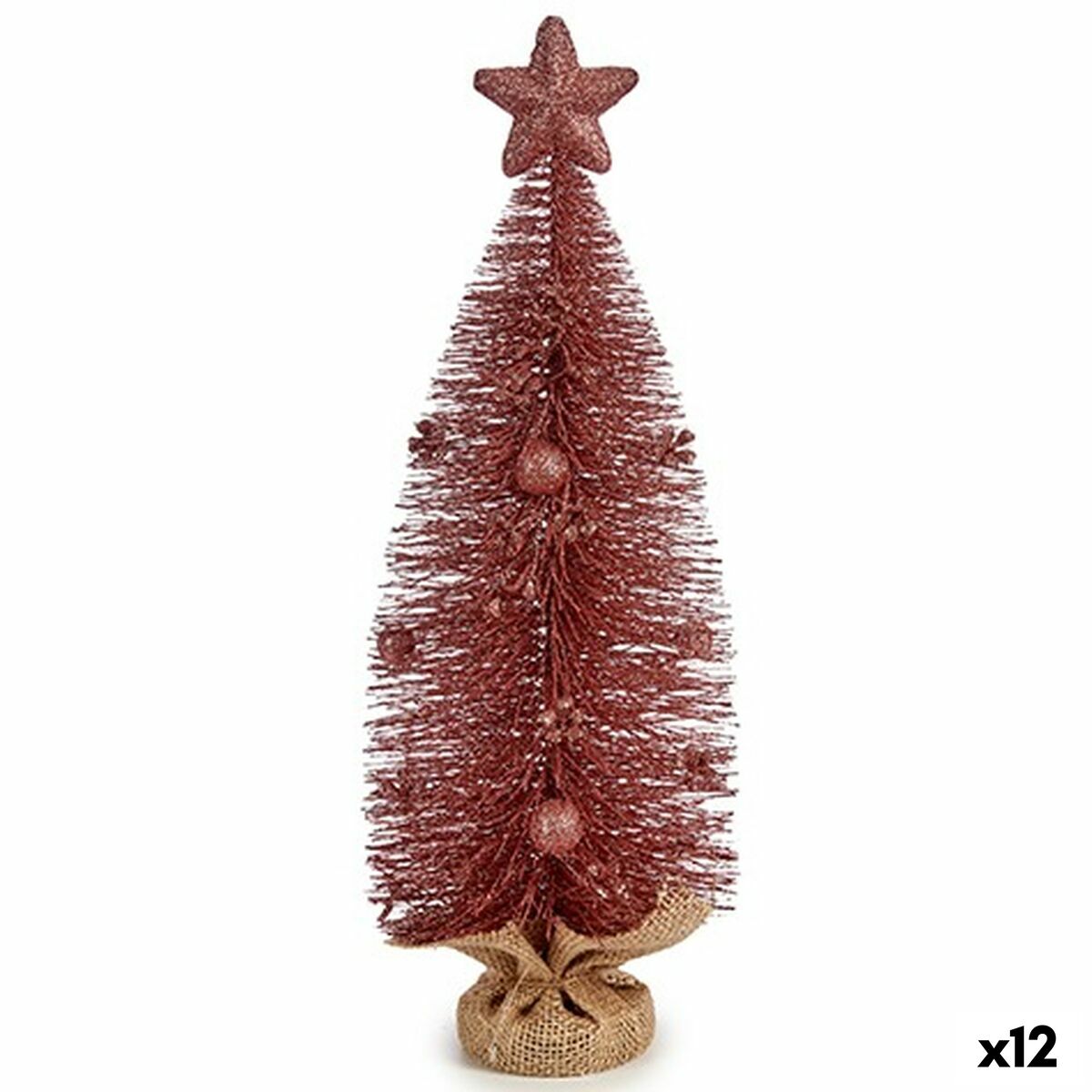Krist+ FG20-19WS072 Pink Christmas Tree 13 x 41 x 13 cm (12 Units)