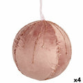 Krist+ Christmas Ball Set 19A5453-PR Pink Polyester (4 Units)