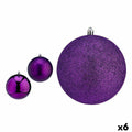 Krist+ 00774 Purple PVC Christmas Ball Set Ø 12 cm (6 Units)