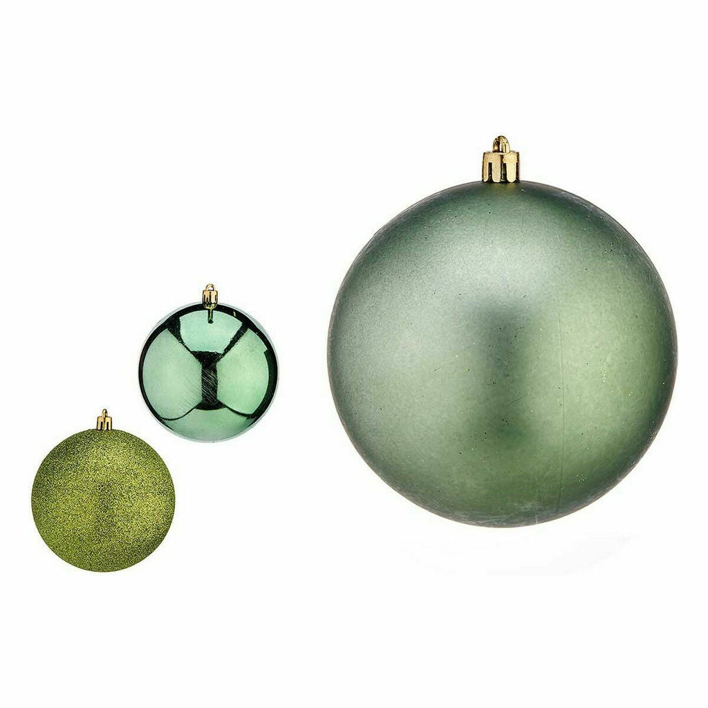 Set of Christmas balls Krist+ 00805 Green Plastic (12 Units)