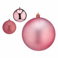Krist+ 00810 Pink Plastic Christmas Ball Set (6 Units)
