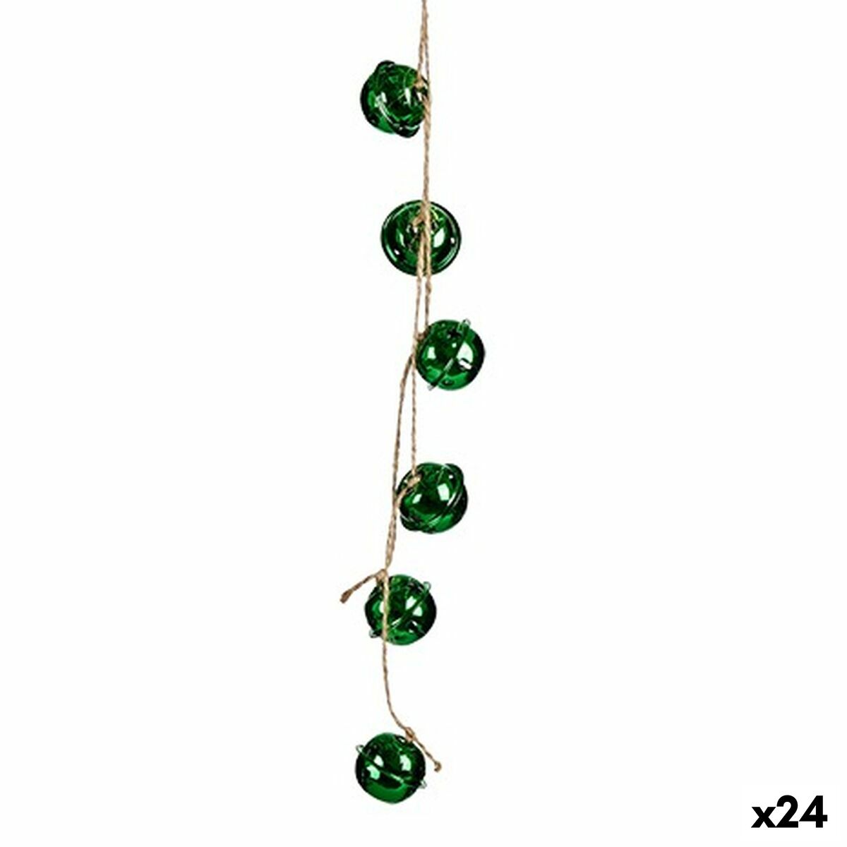 Christmas Ornament Krist+ 00547-2 Green Plastic Cascavel 58 x 3 x 3 cm (24 Units)