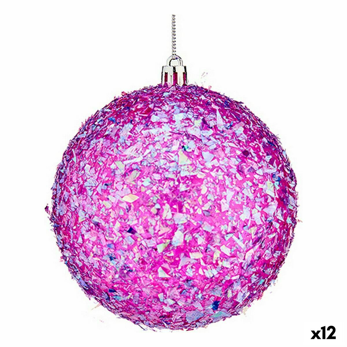 Krist+ 00989-8 Purple Christmas Ball Set (12 Units)