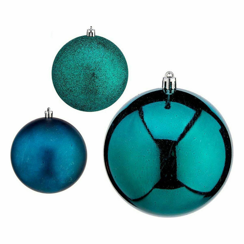 Krist+ Christmas Ball Set 00829 Blue Plastic (16 Units)