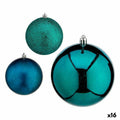 Krist+ Christmas Ball Set 00829 Blue Plastic (16 Units)