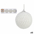 Set of Christmas balls Krist+ 00424 White polystyrene (12 Units)