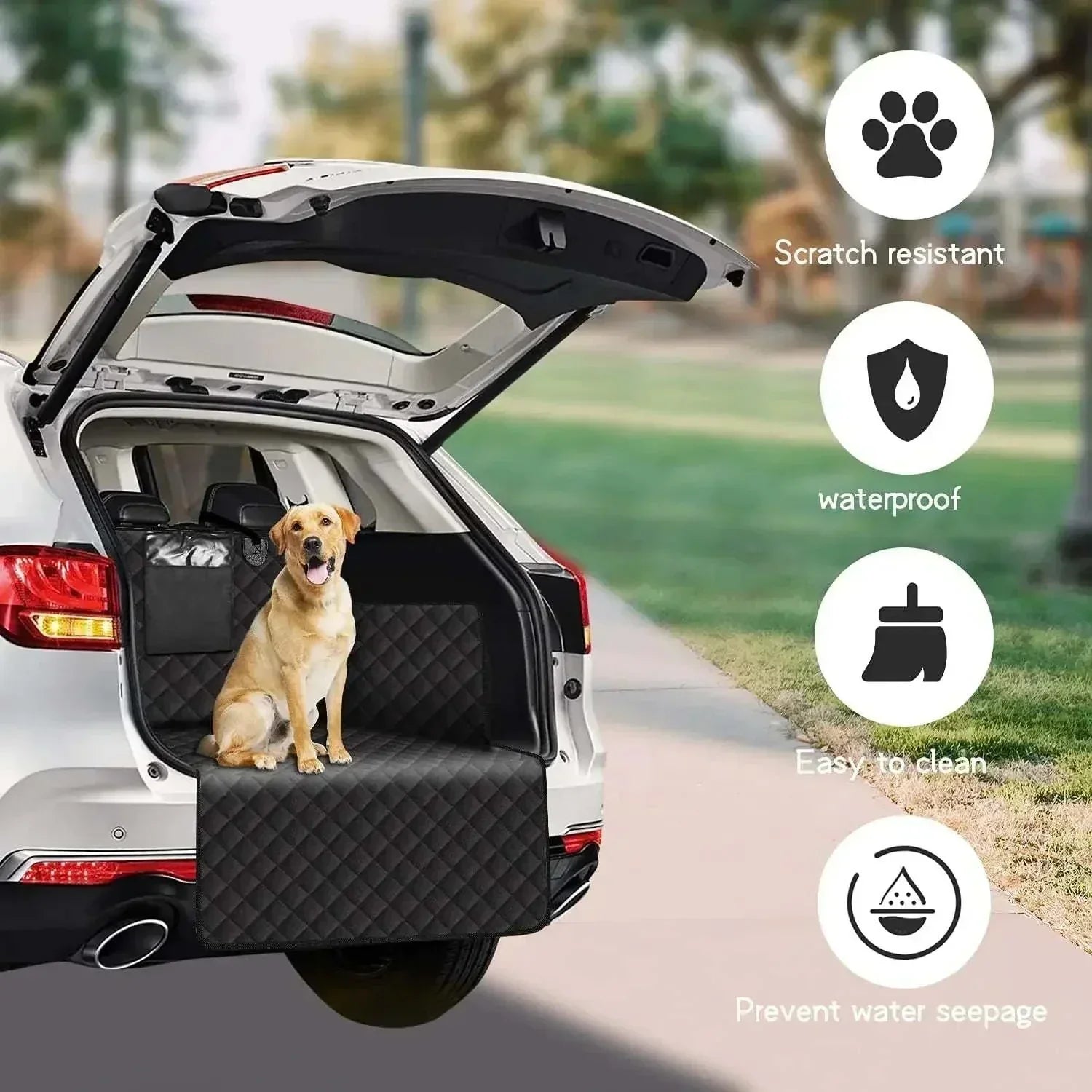 Waterproof Car Seat Cover for Pets – Travel Hammock & Rear Seat Protector Mat | Durable, Safe & Easy to Clean