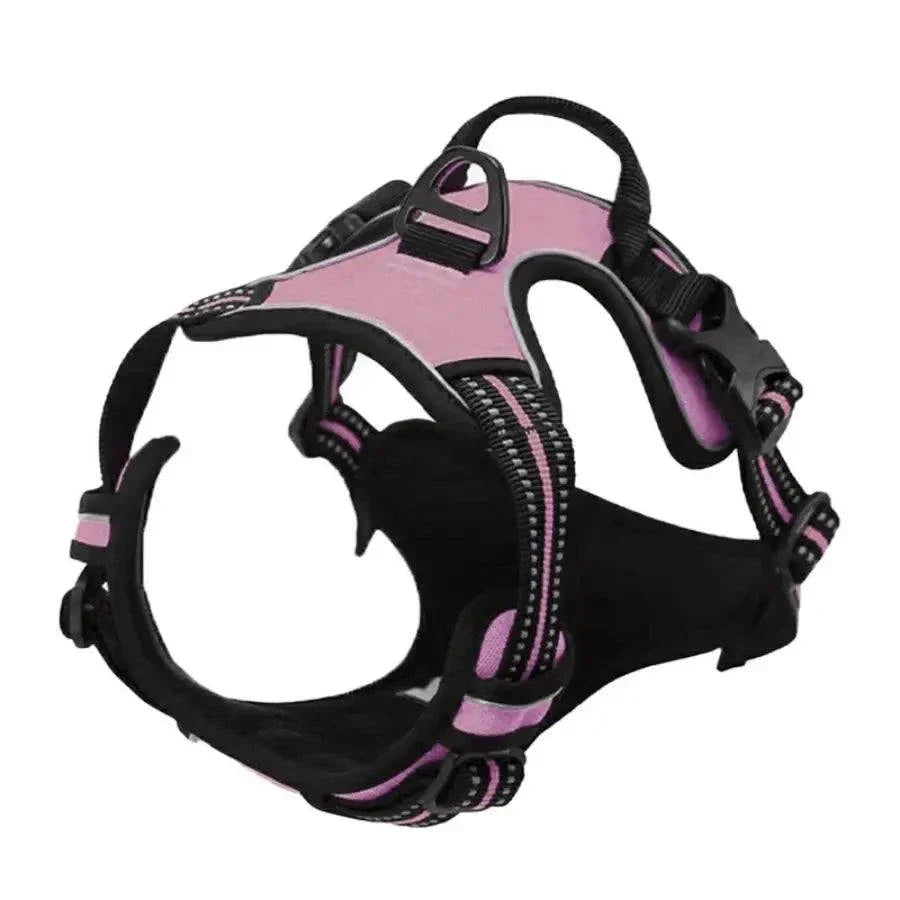 No Pull Dog Harness | Heavy-Duty Front Clip with Reflective Straps & Easy Control Handle for Large Dogs