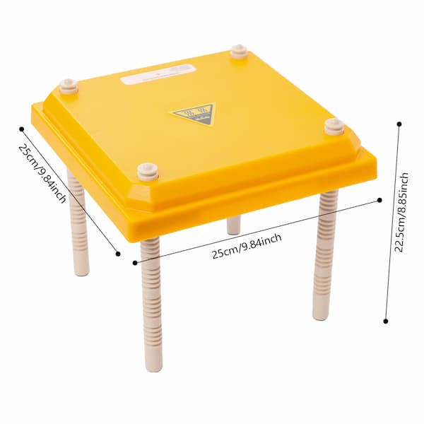 Adjustable Radiant Heat Brooder Plate for Chicks, Ducks & Small Birds – Safe, Low-Watt Winter Heating (10x10 inch, 15W)
