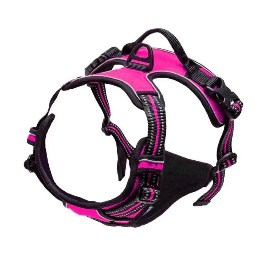 No Pull Dog Harness | Heavy-Duty Front Clip with Reflective Straps & Easy Control Handle for Large Dogs