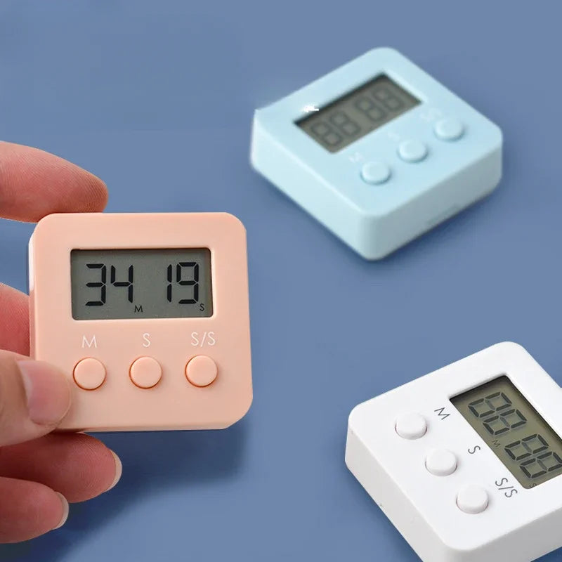 Digital Timer, Cooking Alarm Clock, Countdown Stopwatch, Kitchen Gadget Tools for Cooking, Sleep, Shower, Study
