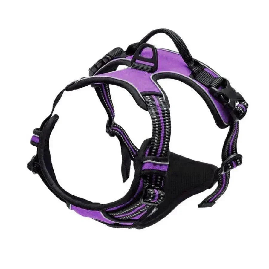 No Pull Dog Harness | Heavy-Duty Front Clip with Reflective Straps & Easy Control Handle for Large Dogs