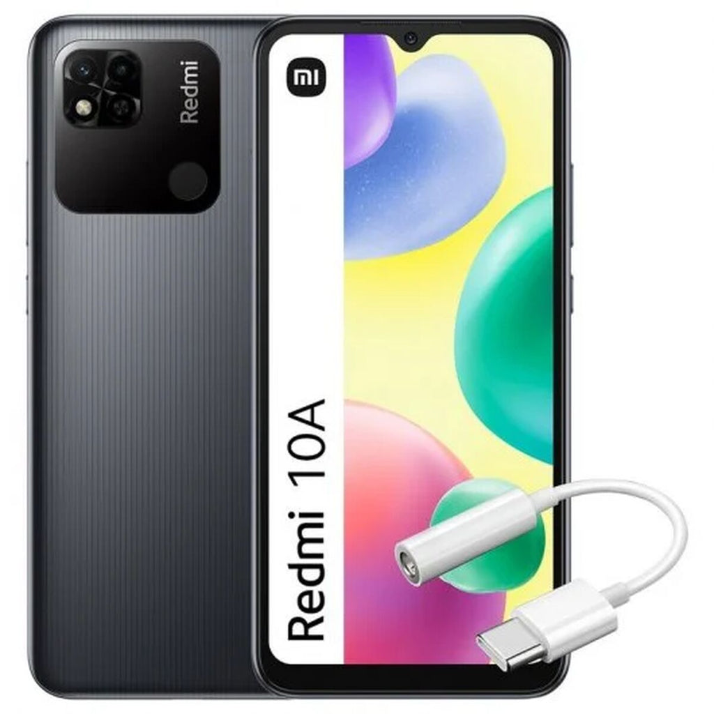 Smartphone Xiaomi Redmi 10A Gris 6.53" 64 GB 1 TB Octa Core 3 GB RAM