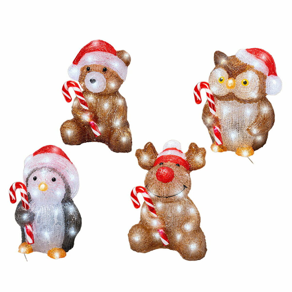 Decorative Garden Figurine 491338 Christmas Animals 17.8 x 17.2 x 23.5 cm
