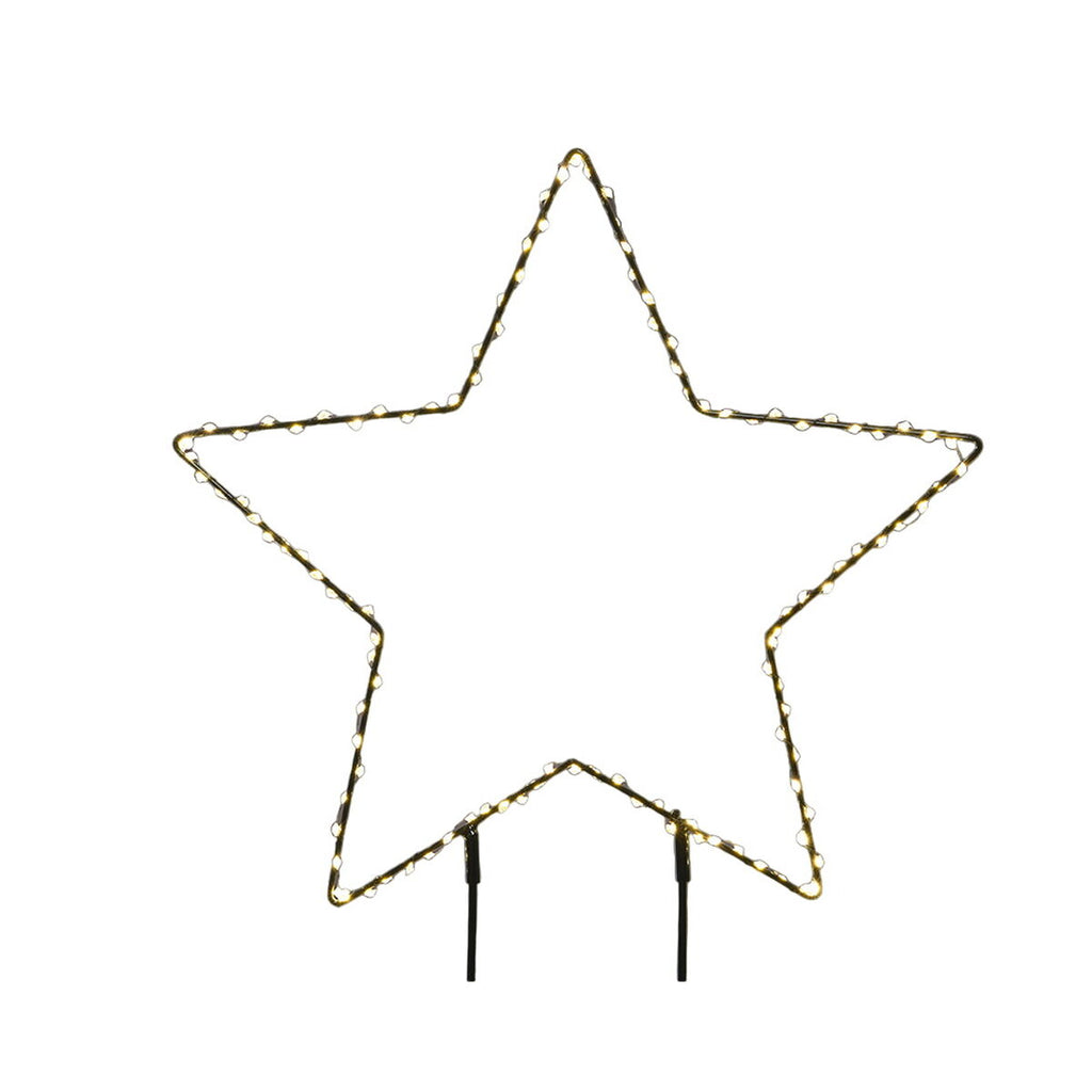 Lumineo PVC Christmas Star 38cm Stake MicroLED Light Decoration