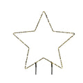 Lumineo PVC Christmas Star 38cm Stake MicroLED Light Decoration