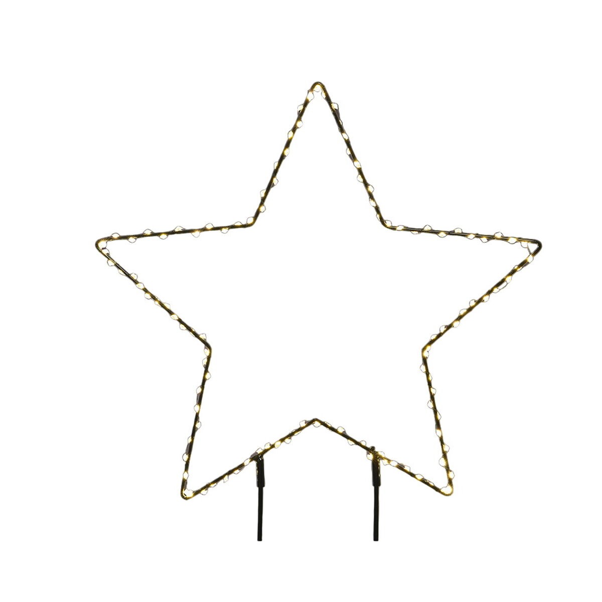 Lumineo PVC Christmas Star 38cm Stake MicroLED Light Decoration