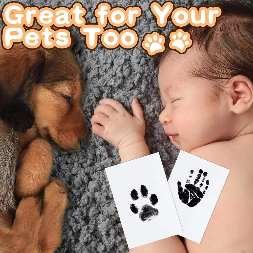 DIY Inkless Paw and Nose Print Kit | Clean Touch Ink Pad for Dogs & Cats | Pet Keepsake Souvenir