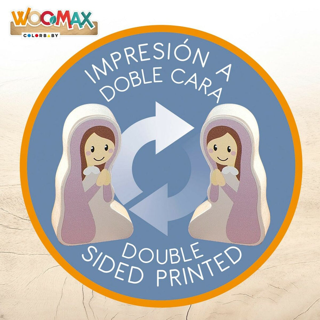 Woomax Christmas Nativity Scene 24.5 x 20.5 x 24.5 cm (15 Pieces) (6 Units)