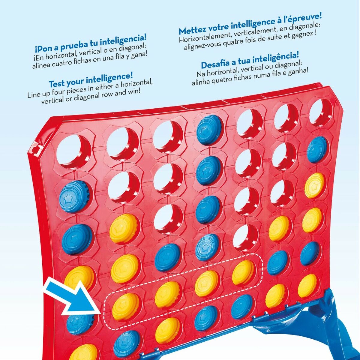 4 em Linha Colorbaby 31,5 x 26 x 13 cm (6 Unidades) (42 Peças)