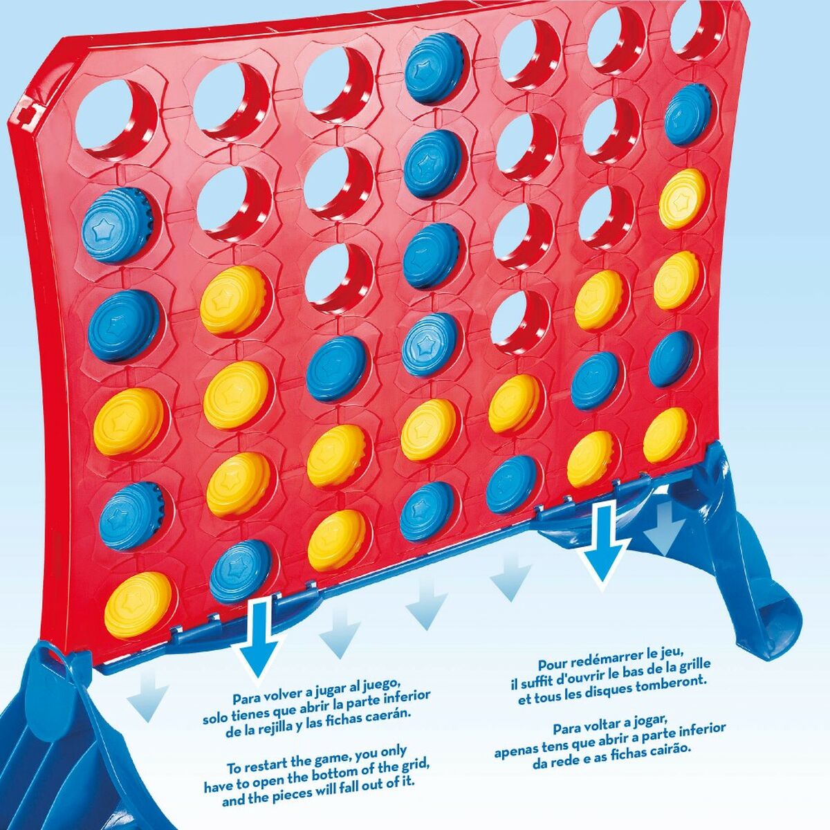 4 em Linha Colorbaby 31,5 x 26 x 13 cm (6 Unidades) (42 Peças)