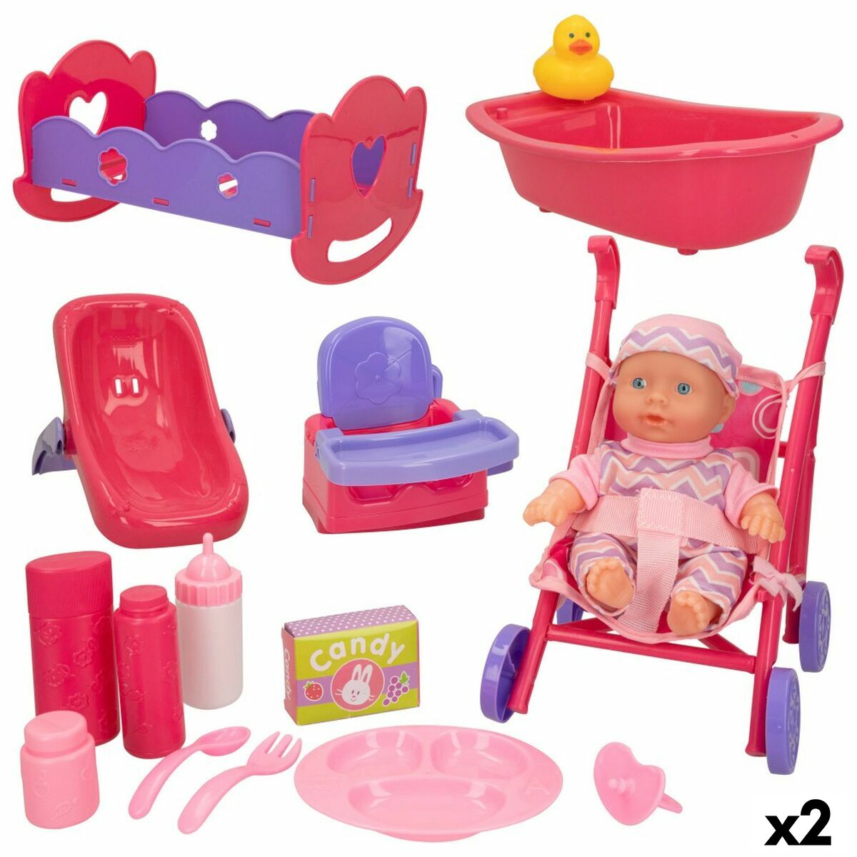 Accesorios para muñecas Colorbaby 2 unidades