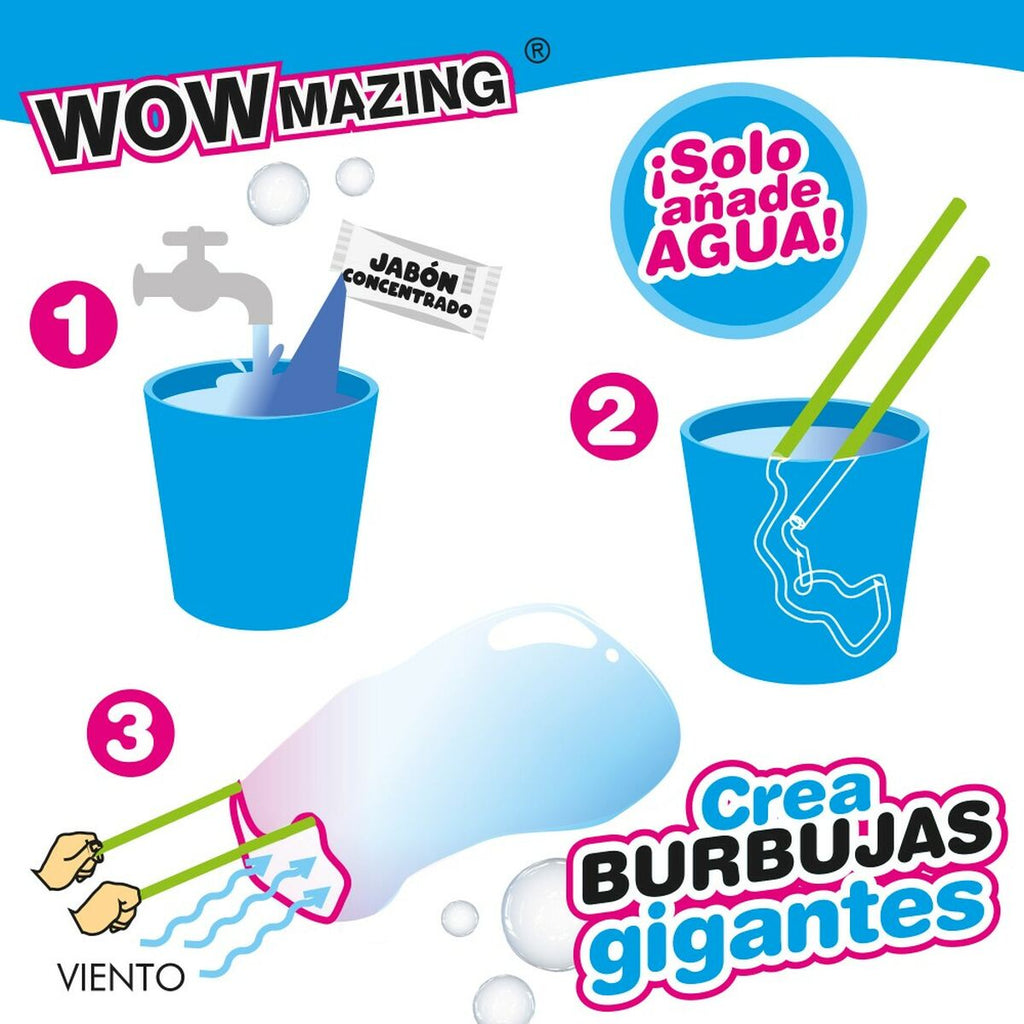 Jogo de Bolas de Sabão WOWmazing 41 cm (24 Unidades)