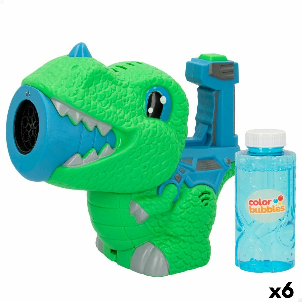 Set Burbujas Verde Dinosaurio Colorbaby 150 ml 20 x 17 x 9 cm (6 Unidades)