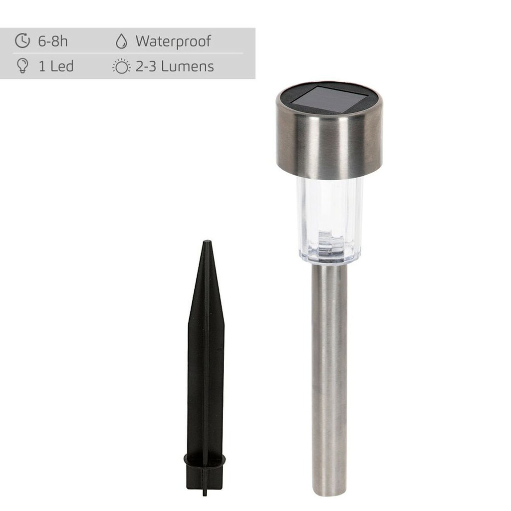 Estaca solar de jardim Aktive Plástico 5,5 x 36 x 5,5 cm (24 Unidades)