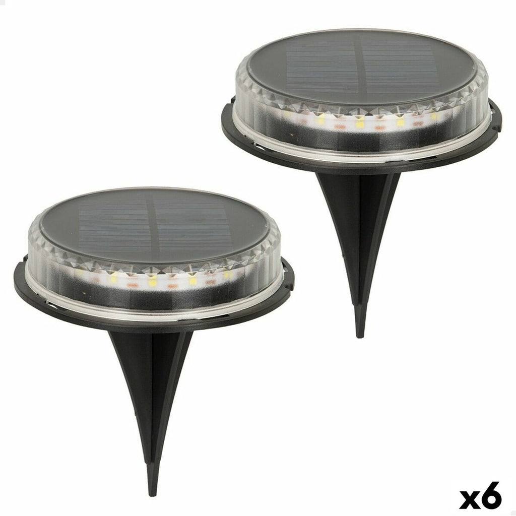 Aktive 2-Piece Solar Garden Stake Set, Plastic, 12 x 13.5 x 12 cm (6 Units)