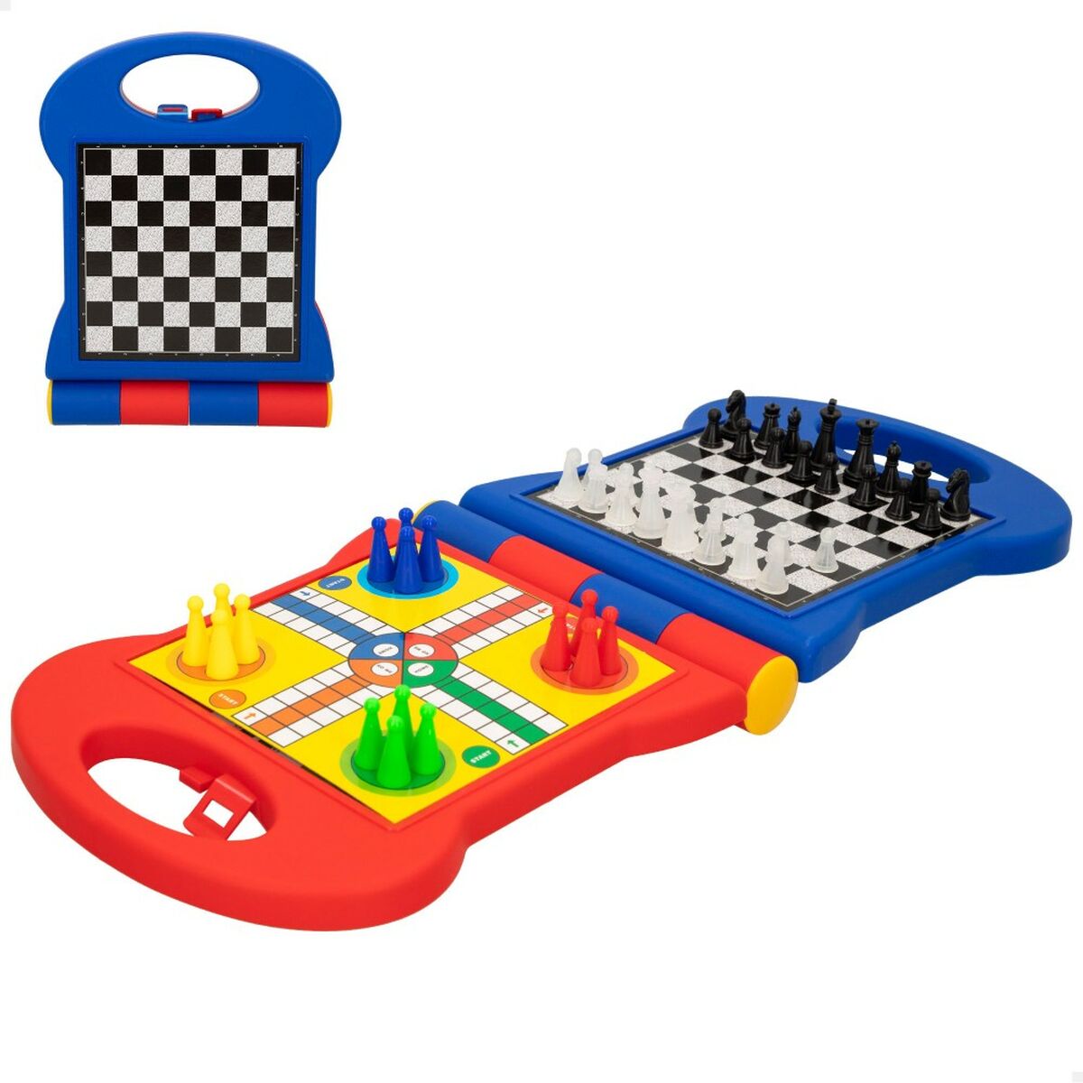 Juego de mesa de ajedrez Colorbaby 24 x 3 x 17 cm (12 unidades) (105 piezas)