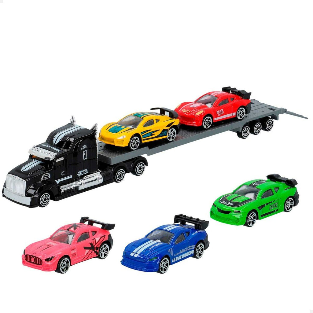 Camião Portaveículos e Carros Speed & Go 28 x 5 x 4,5 cm (12 Unidades)