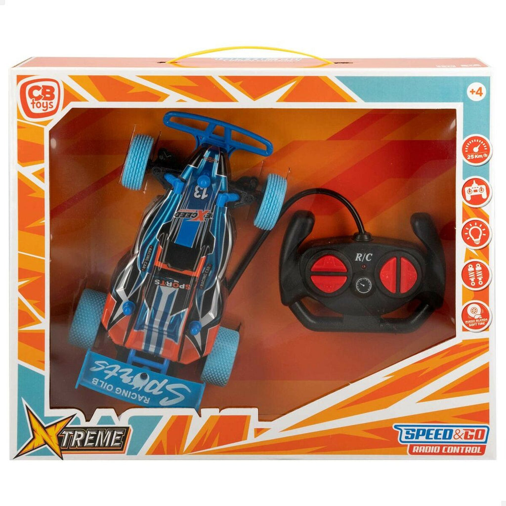 Radio Controlled Speed ​​&amp; Go Car 1:20 19 x 6.5 x 11 cm (6 Units)