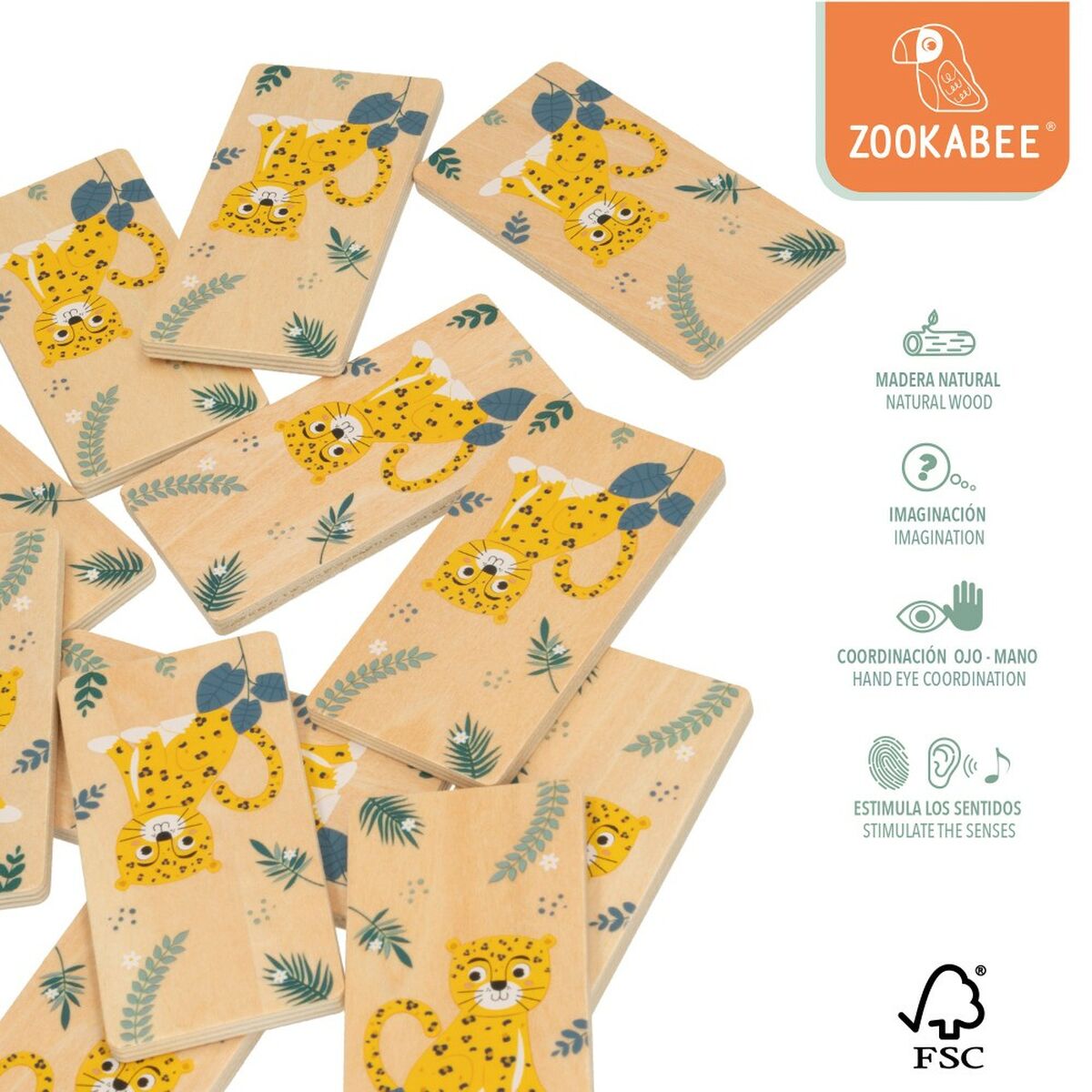 Juego de habilidad Woomax Animals (12 unidades)