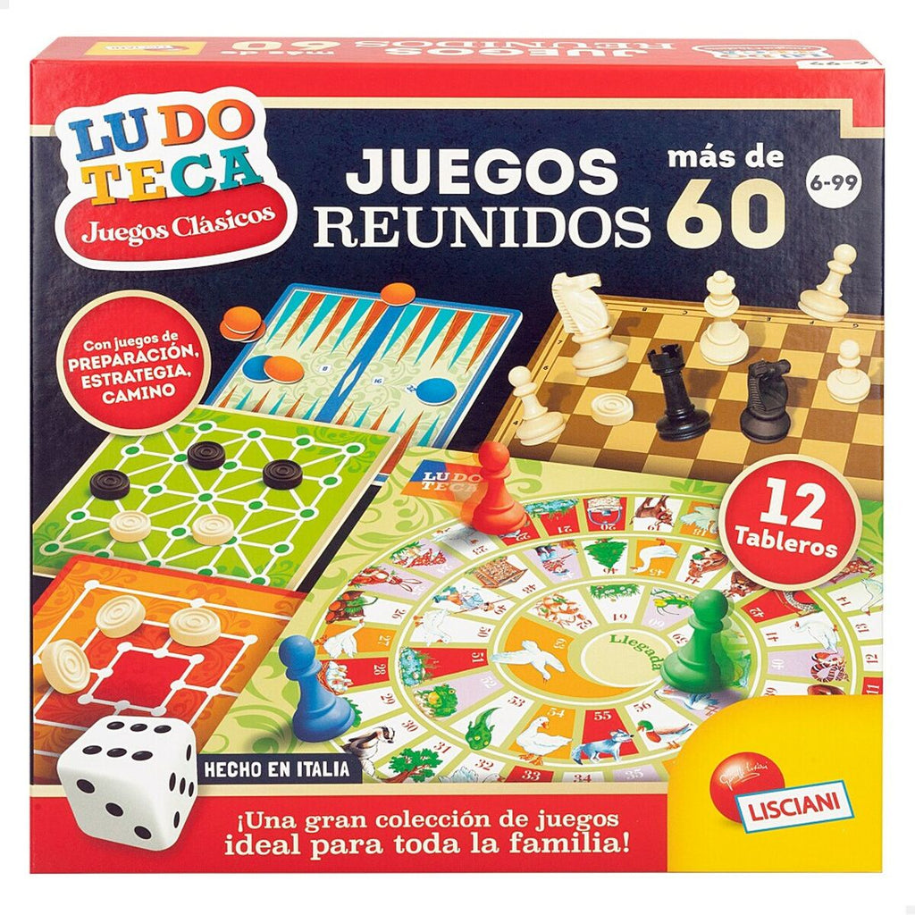 Lisciani Juego de Mesa Juegos reunidos ES 26 x 1 x 26 cm (10 Uds)