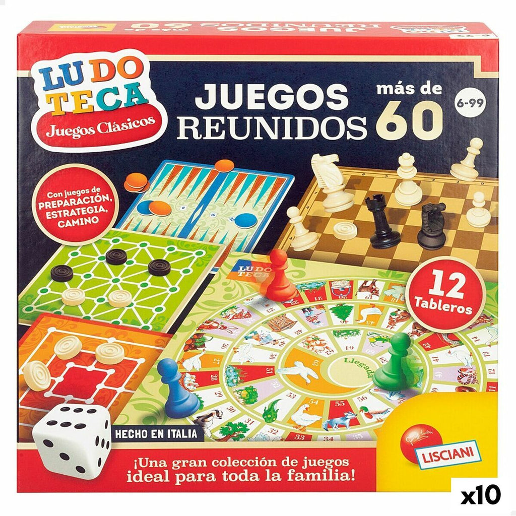 Lisciani Juego de Mesa Juegos reunidos ES 26 x 1 x 26 cm (10 Uds)