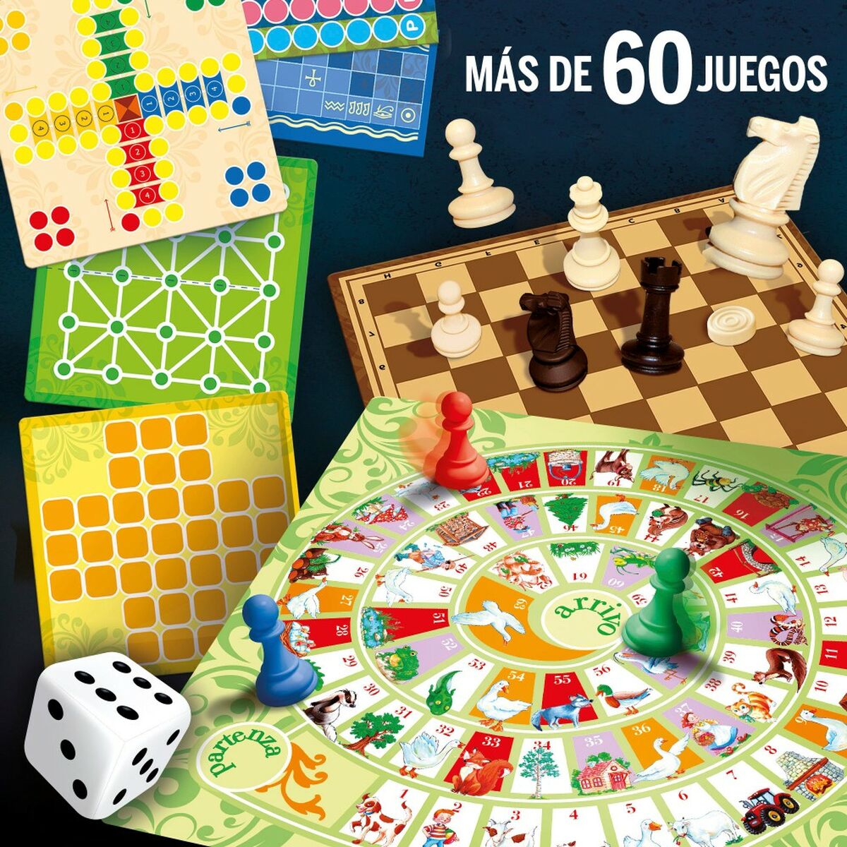Lisciani Juego de Mesa Juegos reunidos ES 26 x 1 x 26 cm (10 Uds)