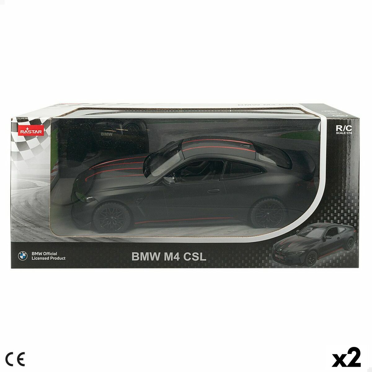 Radio Controlled BMW M4 CSL 1:16 Scale Car (2 Units)