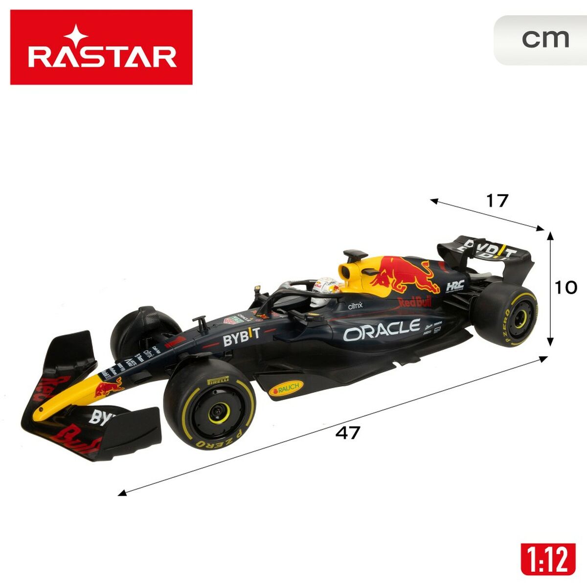 Carro Rádio Controlo Red Bull 1:12 47 x 10 x 17 cm (2 Unidades)