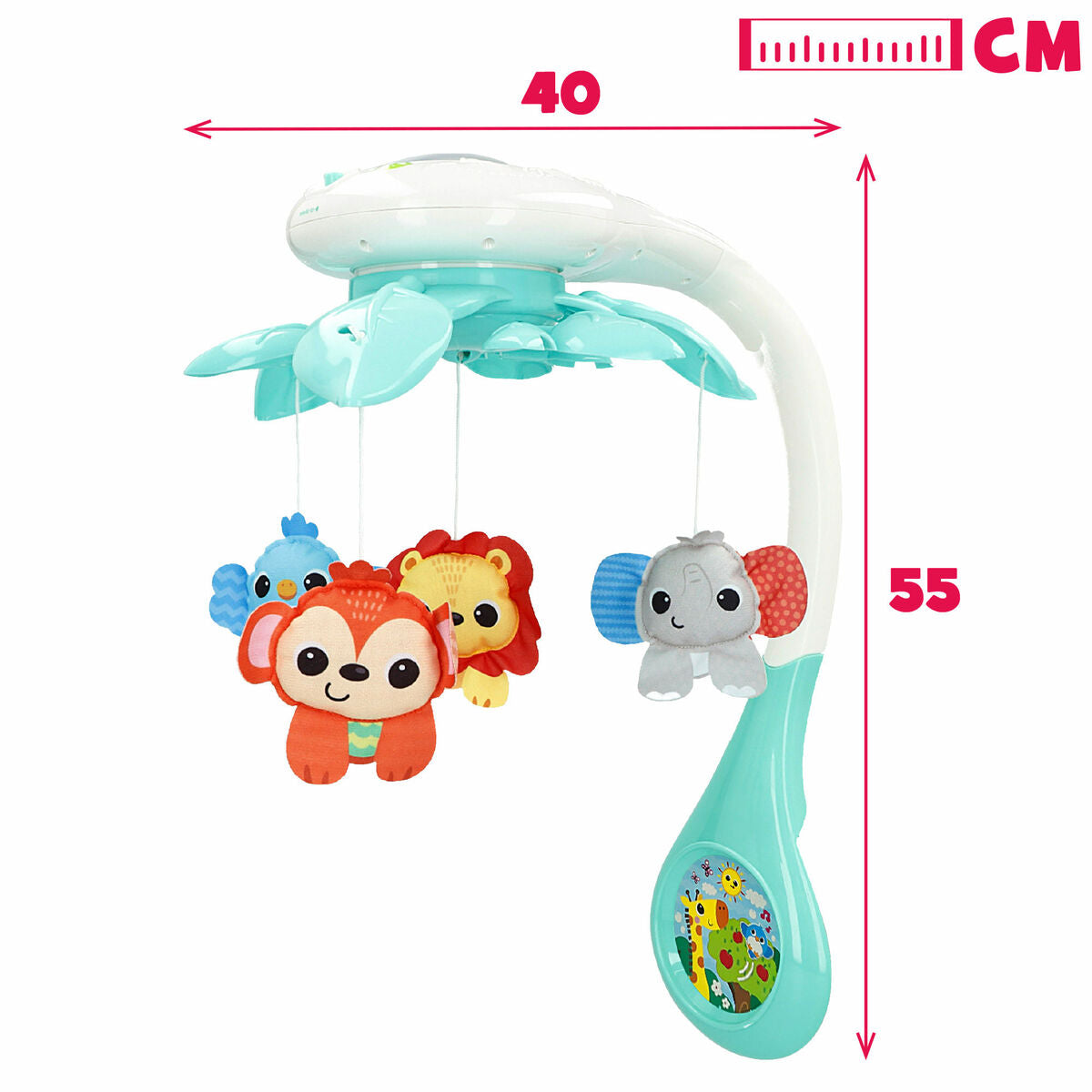 Decoración luminosa de plástico Winfun 31 x 55 x 40 cm (2 unidades)