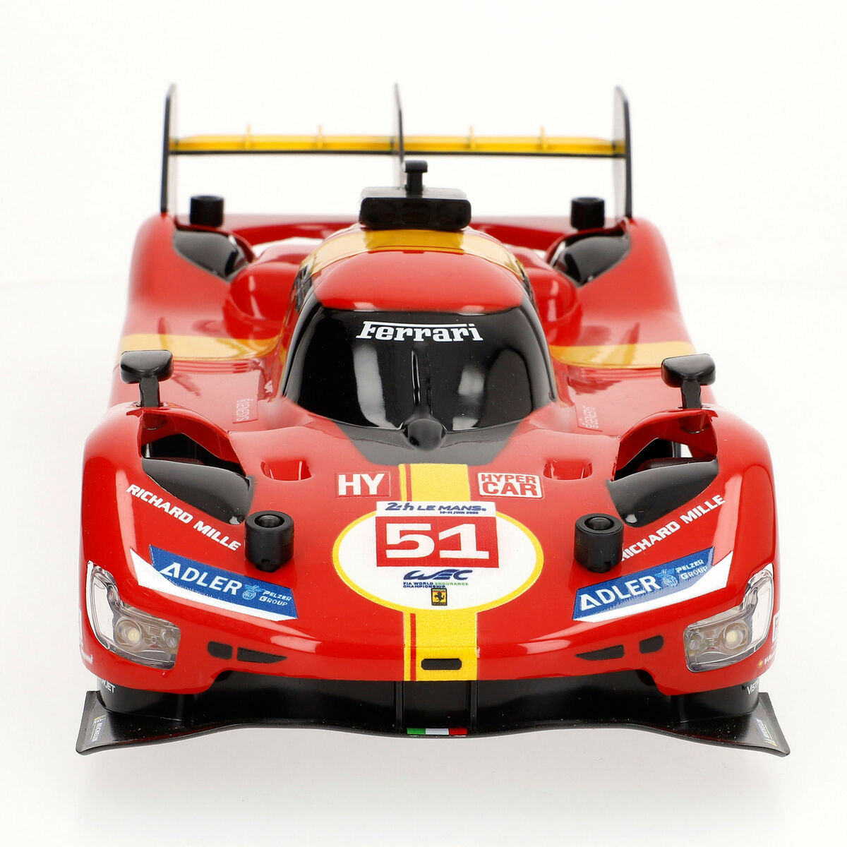 Carro Rádio Controlo Ferrari 32 x 7 x 13 cm (4 Unidades)