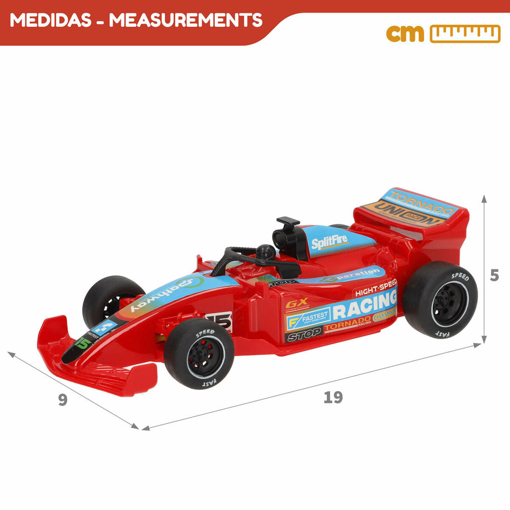 Radio Controlled Speed ​​&amp; Go Car 1:20 19 x 5 x 9 cm (4 Units)