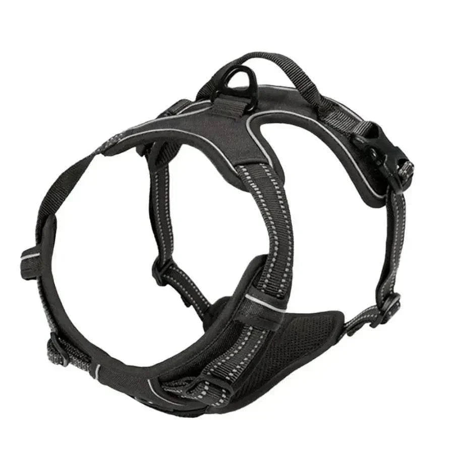 No Pull Dog Harness | Heavy-Duty Front Clip with Reflective Straps & Easy Control Handle for Large Dogs
