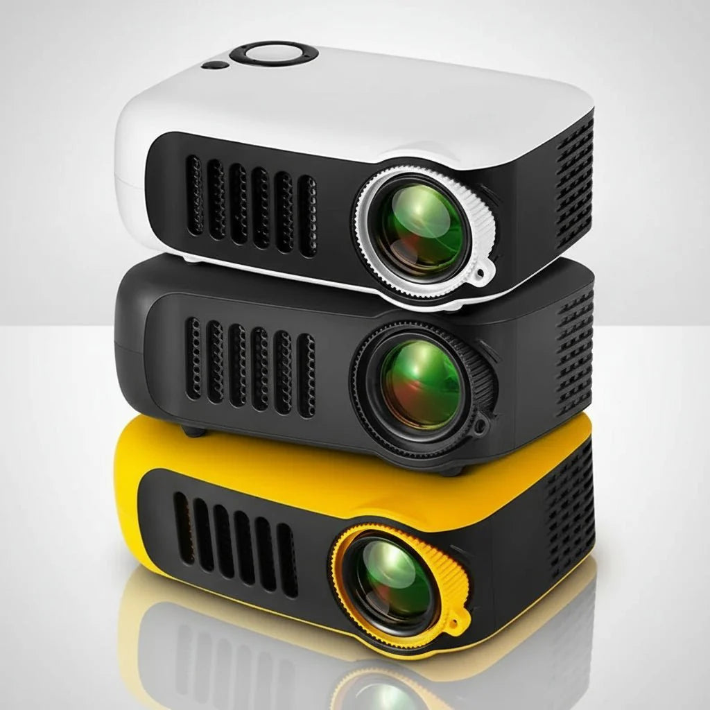 Mini Portable HDMI Projector for Home Theater and Gaming, 1080p