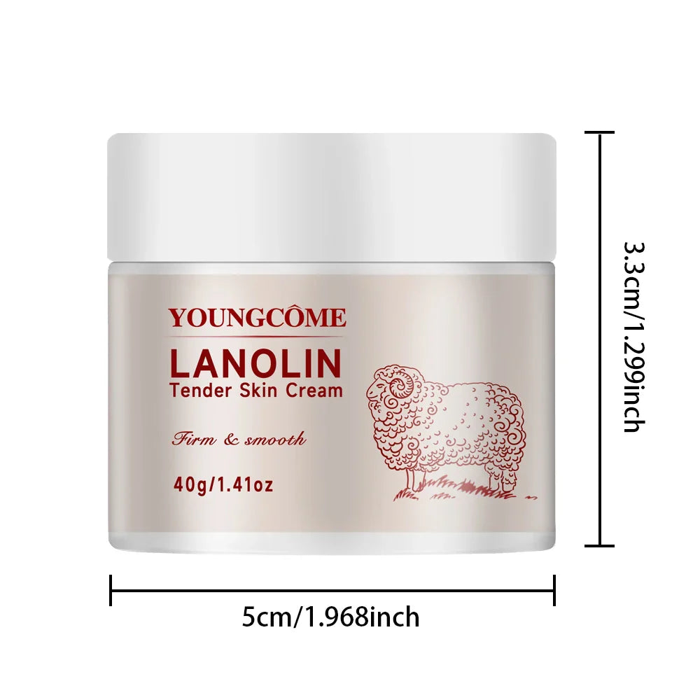 100% Pure Lanolin Cream for Dry & Itchy Skin, Cracked Lips, Breastfeeding, Baby Care, Moisture-Rich, Nursing Essentials & Petrol
