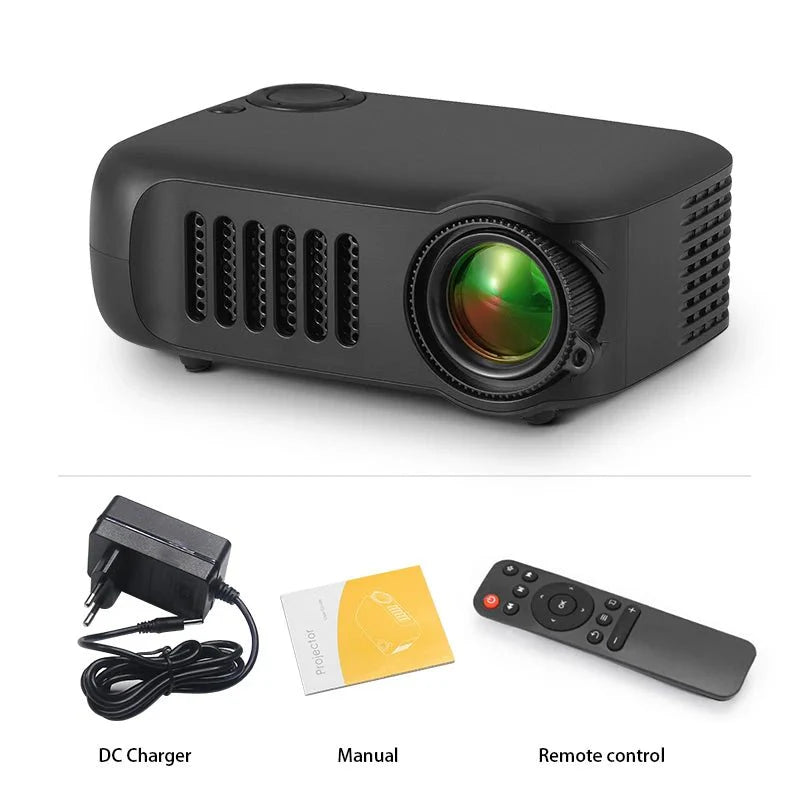 Mini Portable HDMI Projector for Home Theater and Gaming, 1080p