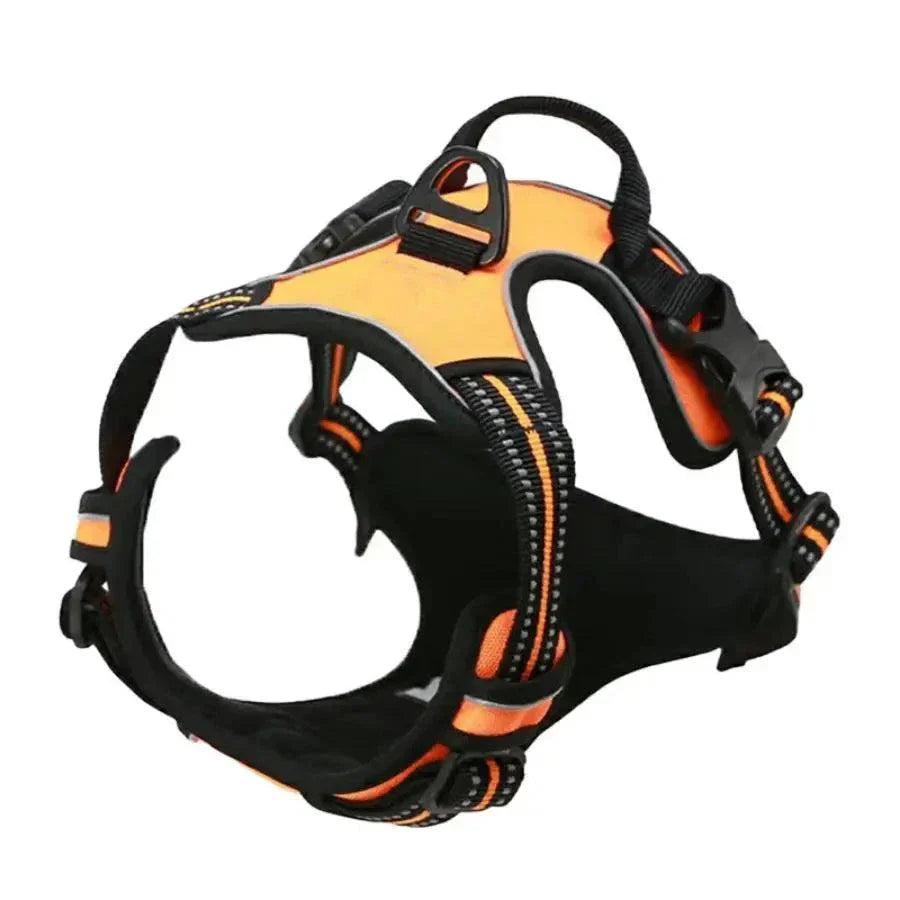 No Pull Dog Harness | Heavy-Duty Front Clip with Reflective Straps & Easy Control Handle for Large Dogs