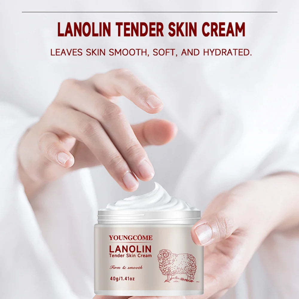 100% Pure Lanolin Cream for Dry & Itchy Skin, Cracked Lips, Breastfeeding, Baby Care, Moisture-Rich, Nursing Essentials & Petrol