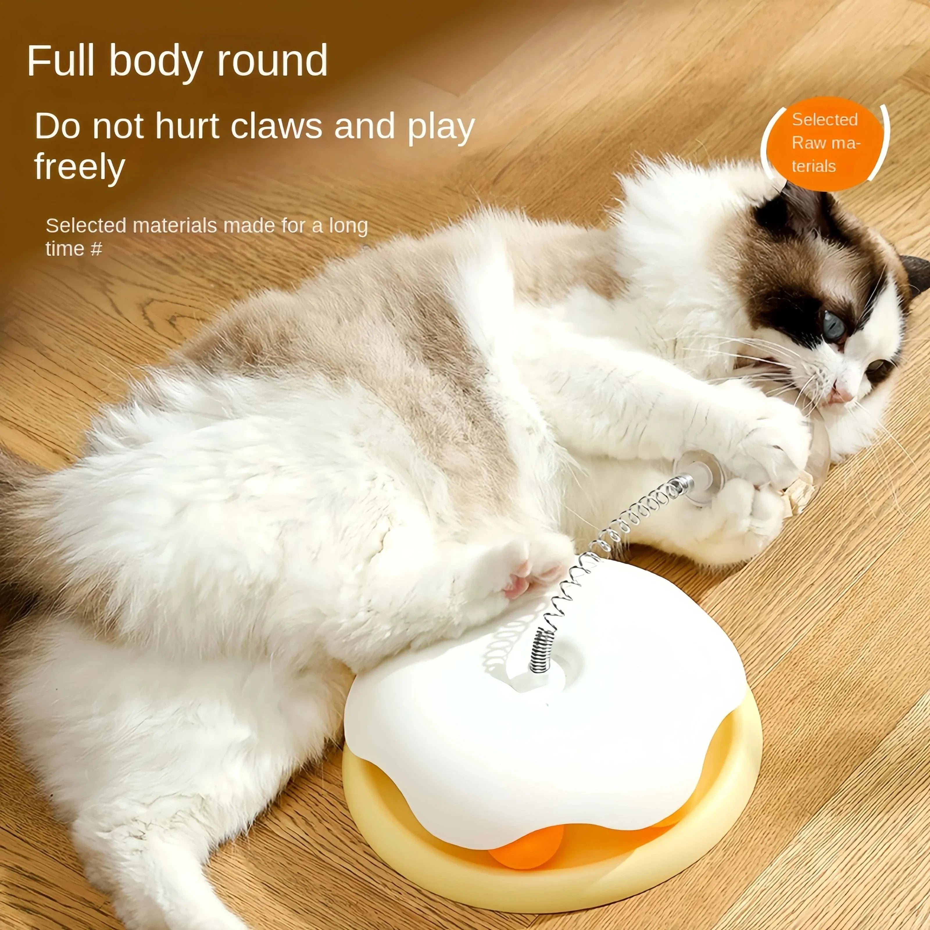 Interactive Treat Dispensing Ball for Dogs & Cats - Puzzle Toy, Slow Feeder, Catnip Fun