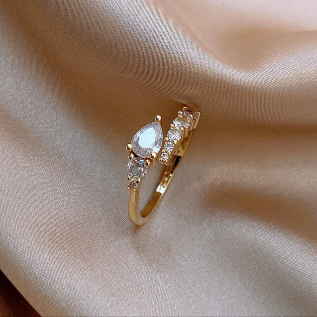 Anel Cobra com Zircónia